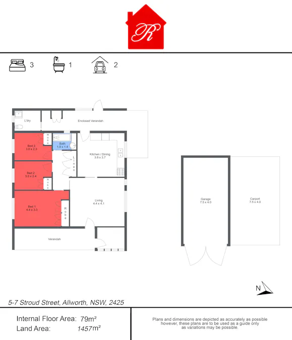 5-7 Stroud Street, Allworth, NSW, 2425 - Floorplan 1