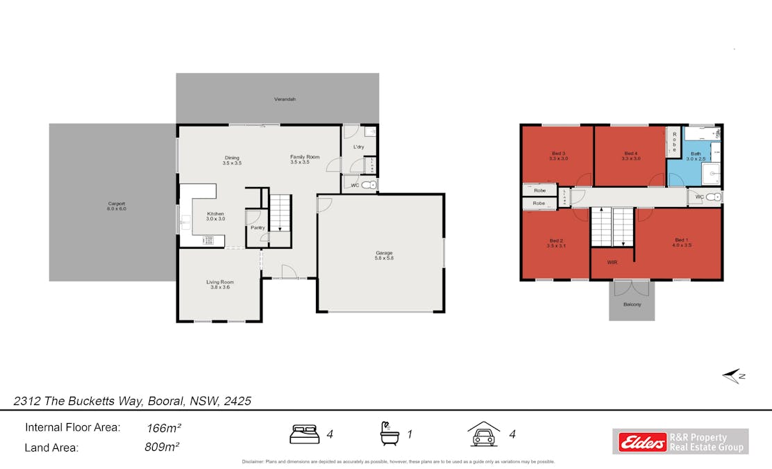 2312 The Bucketts Way, Booral, NSW, 2425 - Floorplan 1