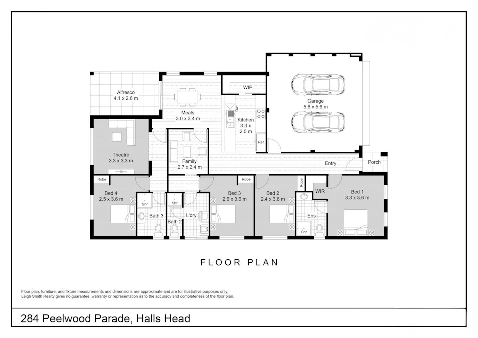 284 Peelwood Parade, Halls Head, WA, 6210 - Floorplan 1