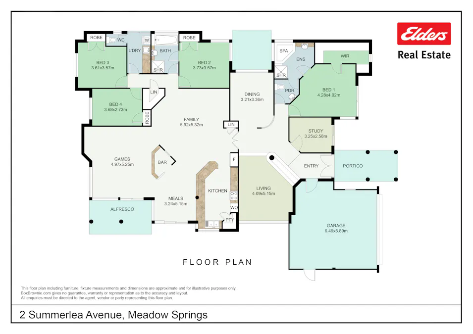 2 Summerlea Avenue, Meadow Springs, WA, 6210 - Floorplan 1
