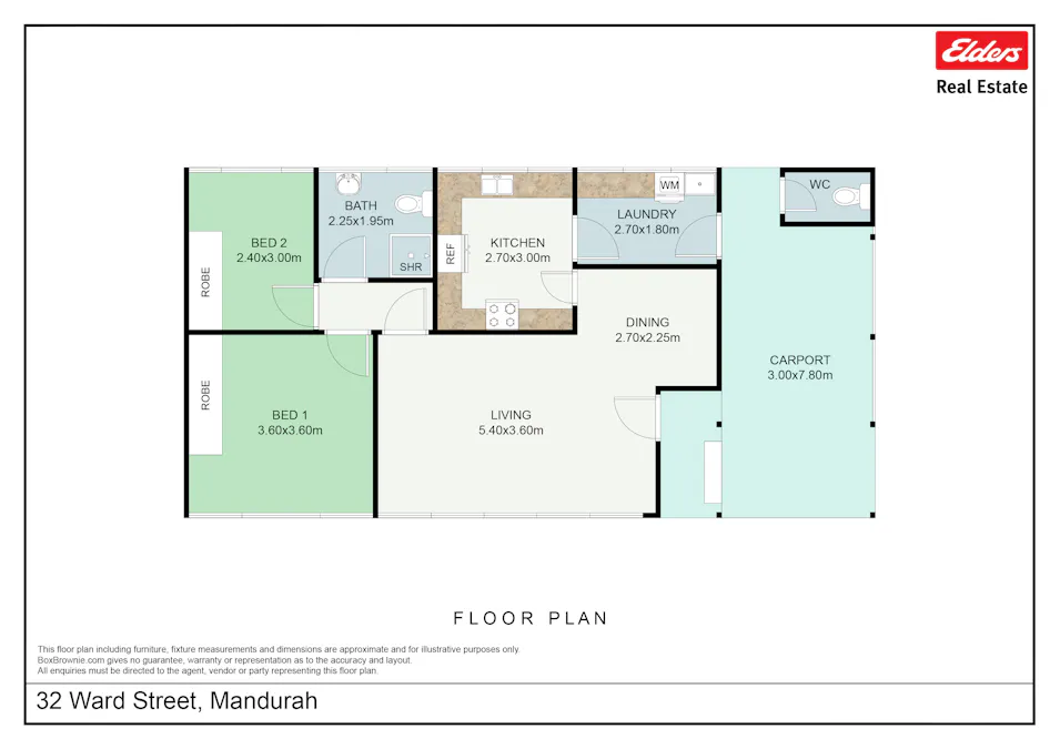 32 Ward Street, Mandurah, WA, 6210 - Floorplan 1