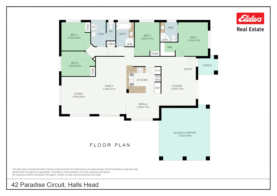 42 Paradise Circuit, Halls Head, WA, 6210 - Floorplan 1